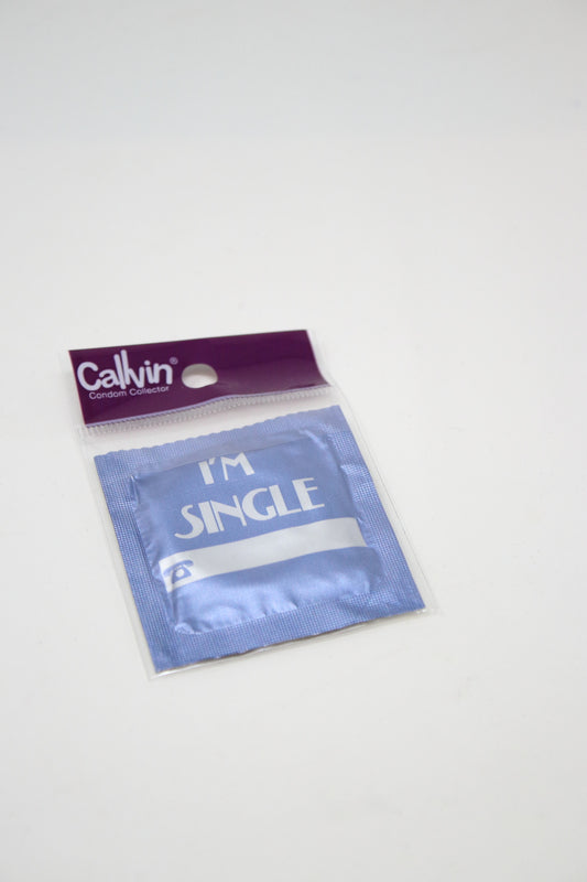 Condom I'm Single Azzurro