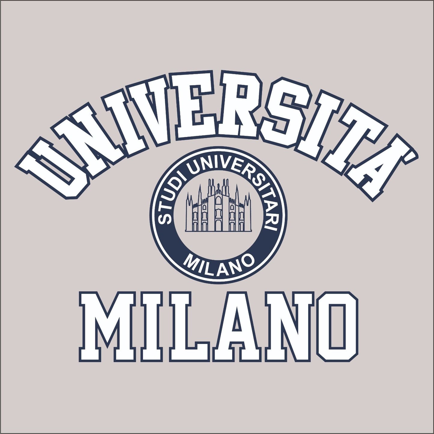 Felpa con Cappuccio - Milano -Università di Milano