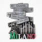 Magnete - Milano - Cartelli Metallo - Italydoesitbetter