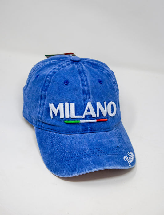 Cappello con visiera - Milano- Jeans - Italydoesitbetter
